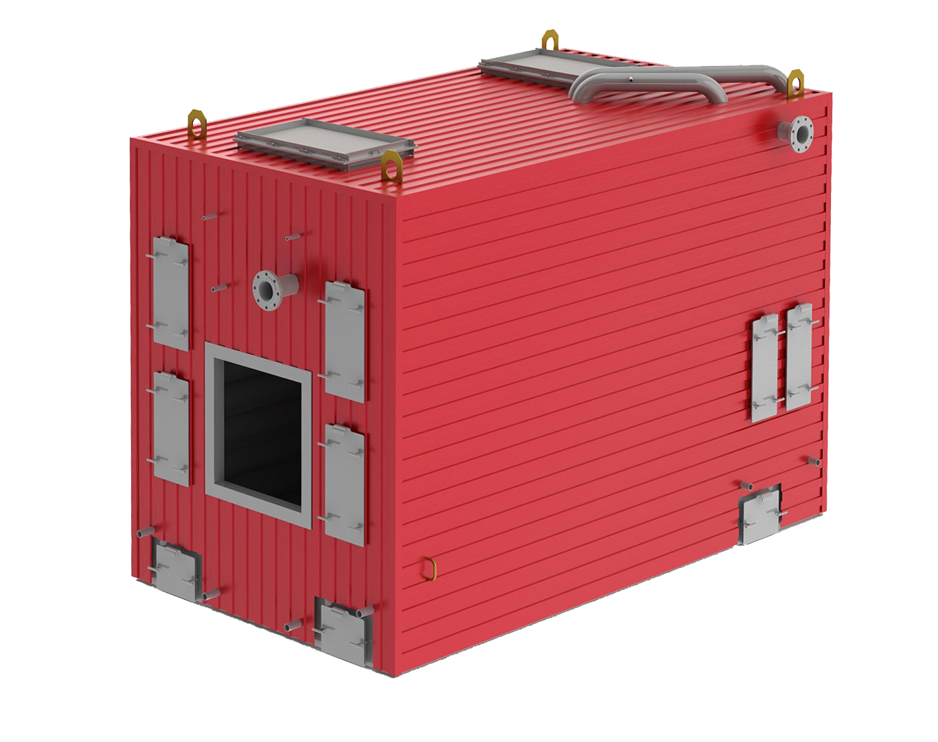 Котел водогрейный в легкой обмуровке на стальной раме ARCUS SOLIDA-2500 ГМ (КВа-2,5 ГМ) 